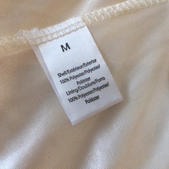 Ardene White Mesh Skirt  Size M - Picture 6 of 6